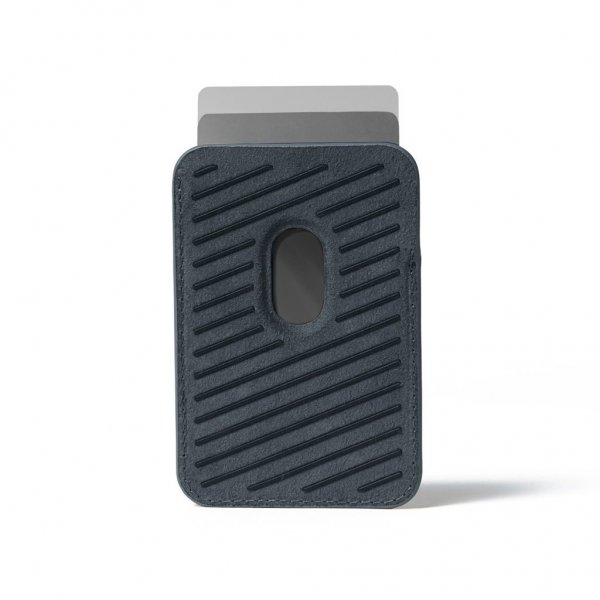 Mujjo MagSafe Kortholder Full Leather Magnetic Wallet Basalt
