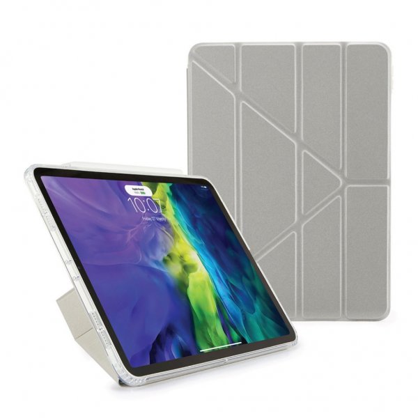 Pipetto iPad Air 10.9 (gen 4/5) Cover Metallic Origami Sølv