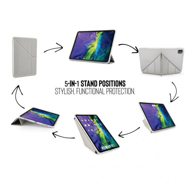 Pipetto iPad Air 10.9 (gen 4/5) Etui Metallic Origami Rosaguld
