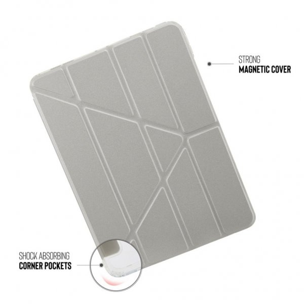 Pipetto iPad Air 10.9 (gen 4/5) Etui Metallic Origami Rosaguld