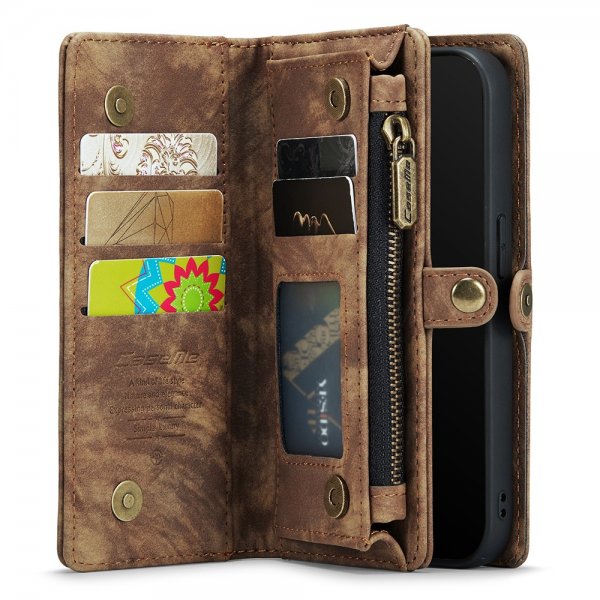 CaseMe iPhone 11 008 Series Aftageligt Cover Brun