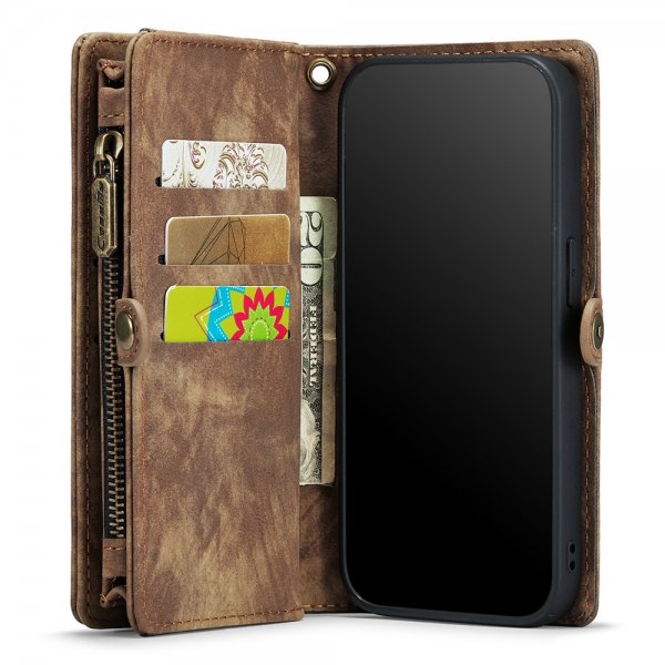 CaseMe iPhone 11 008 Series Aftageligt Cover Brun