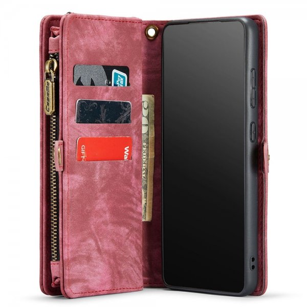 CaseMe Samsung Galaxy S21 008 Series Aftageligt Cover Rød