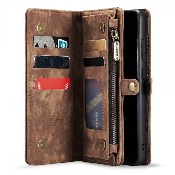 CaseMe Samsung Galaxy S21 008 Series Aftageligt Cover Brun