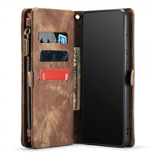 CaseMe Samsung Galaxy S21 008 Series Aftageligt Cover Brun