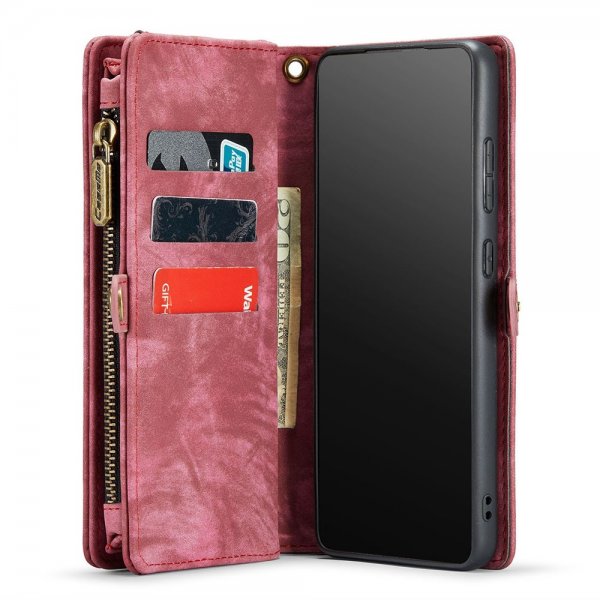 CaseMe Samsung Galaxy S21 FE 008 Series Aftageligt Cover Rød