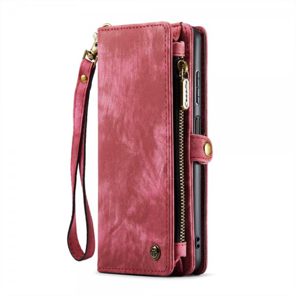 CaseMe Samsung Galaxy A12 Etui 008 Series Aftageligt Cover Rød