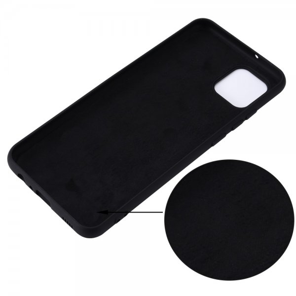 Samsung Galaxy A03 Cover med Strop Silikone Sort