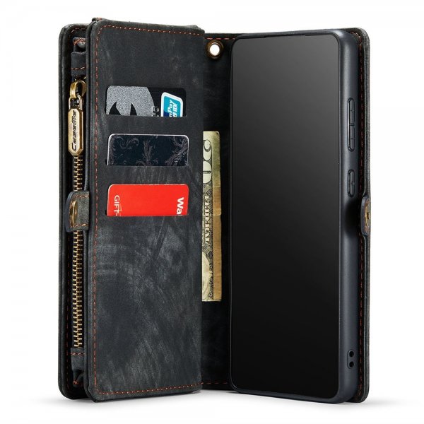 CaseMe Samsung Galaxy S22 Etui 008 Series Aftageligt Cover Sort