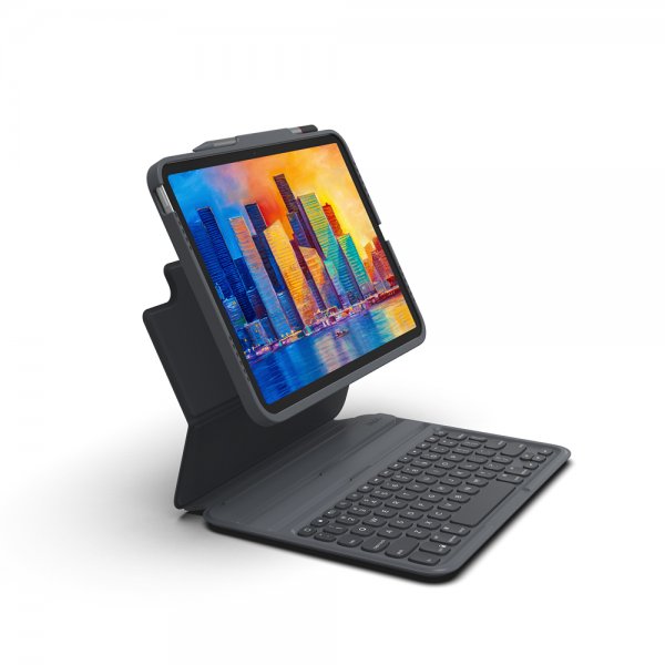 ZAGG iPad 10.9 (gen 10)/iPad 11 (A16) Etui med tastatur Pro Keys Sort Grå