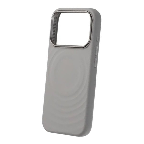 iPhone 17 Pro Cover Silikone MagSafe Lysegrå