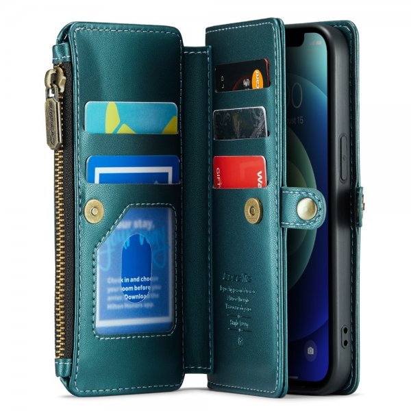 CaseMe iPhone 12/iPhone 12 Pro Etui C36 Serie Grøn