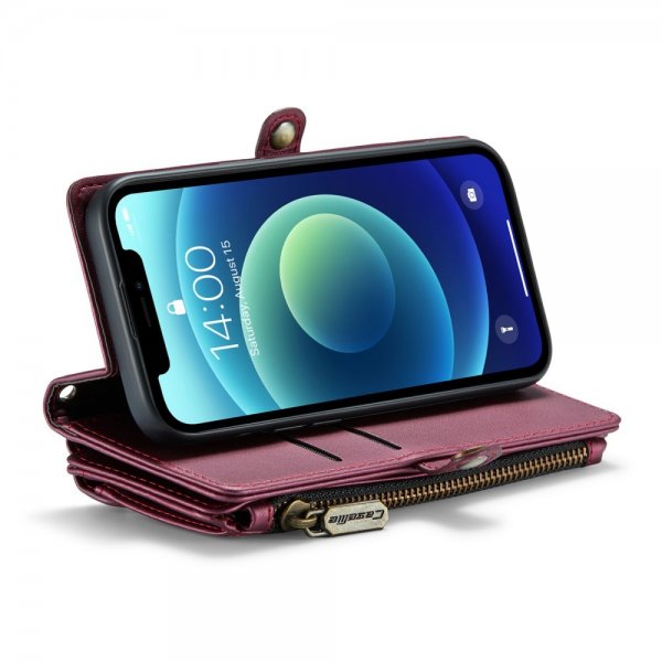 CaseMe iPhone 12/iPhone 12 Pro Etui C36 Serie Rød