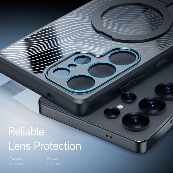Dux Ducis Samsung Galaxy S25 Ultra Cover Aimo Series MagSafe Kickstand Sort