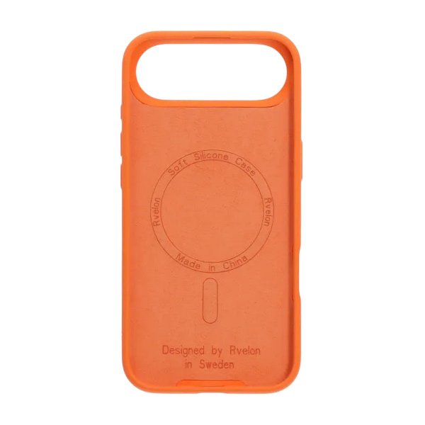 Rvelon iPhone Air Cover Silikone MagSafe Orange