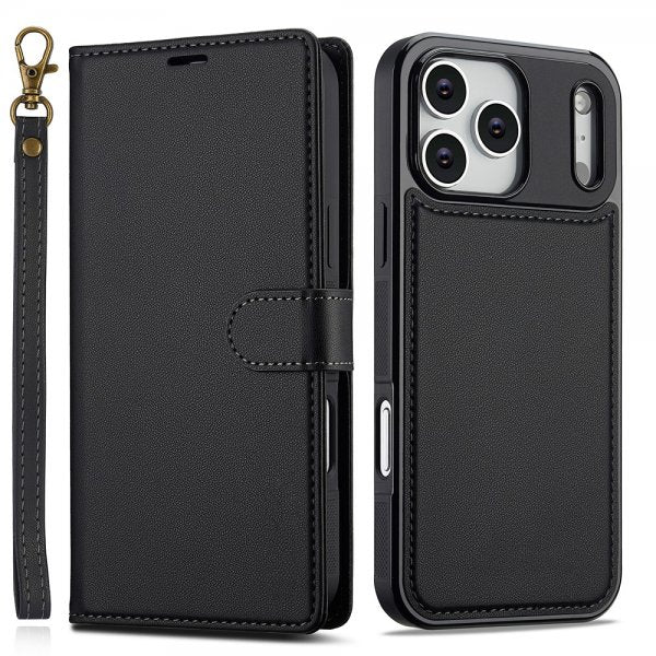Nordic Covers iPhone 17 Pro Etui med aftageligt MagSafe-cover Raven Black
