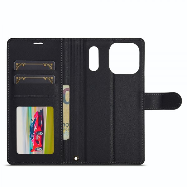 Nordic Covers iPhone 17 Pro Etui med aftageligt MagSafe-cover Raven Black