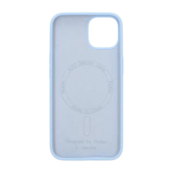 Rvelon iPhone 13/iPhone 14 Cover Silikone MagSafe Blå