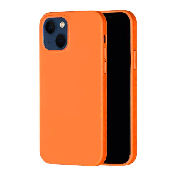 Rvelon iPhone 13/iPhone 14 Cover Silikone MagSafe Orange