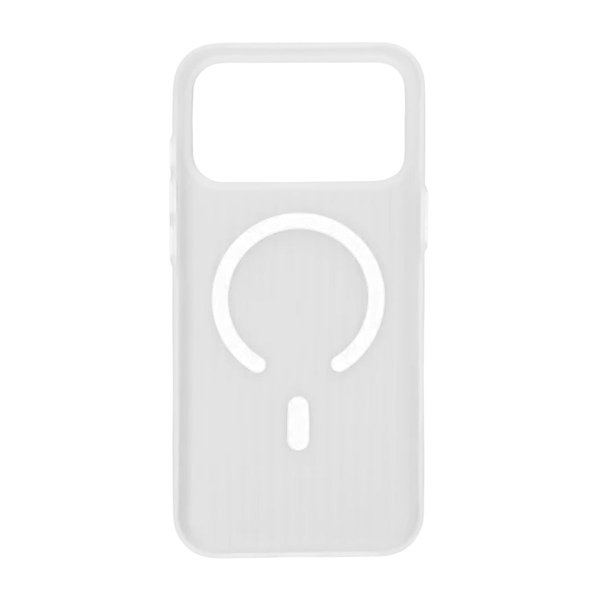 iPhone 17 Pro Cover Bølget MagSafe Hvid