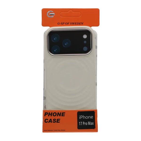 iPhone 17 Pro Max Cover Silikone MagSafe Beige