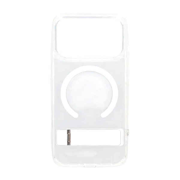 Rvelon iPhone 17 Pro Max Cover med Stander MagSafe Transparent