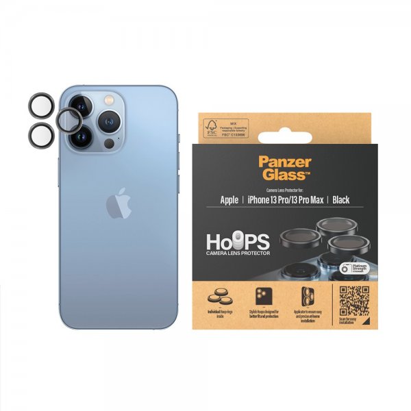 PanzerGlass iPhone 13 Pro/iPhone 13 Pro Max Kamerabeskyttelse Hoops