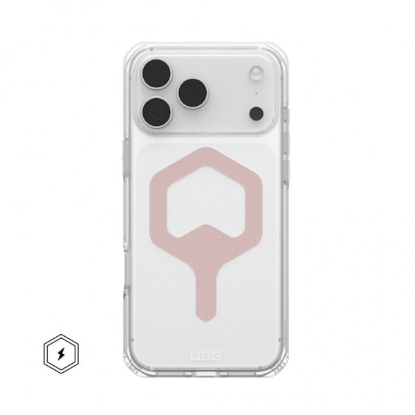 Urban Armor Gear (UAG) iPhone 17 Pro Max Cover Plyo MagSafe Ice Rosegold