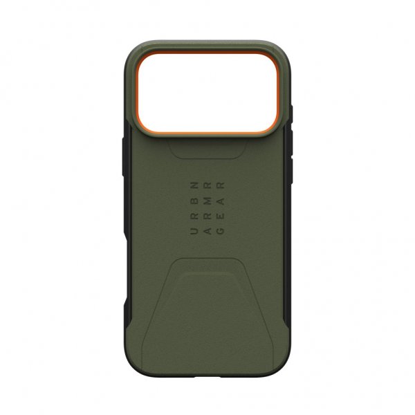 Urban Armor Gear (UAG) iPhone 17 Pro Max Cover Civilian MagSafe Olive/Orange