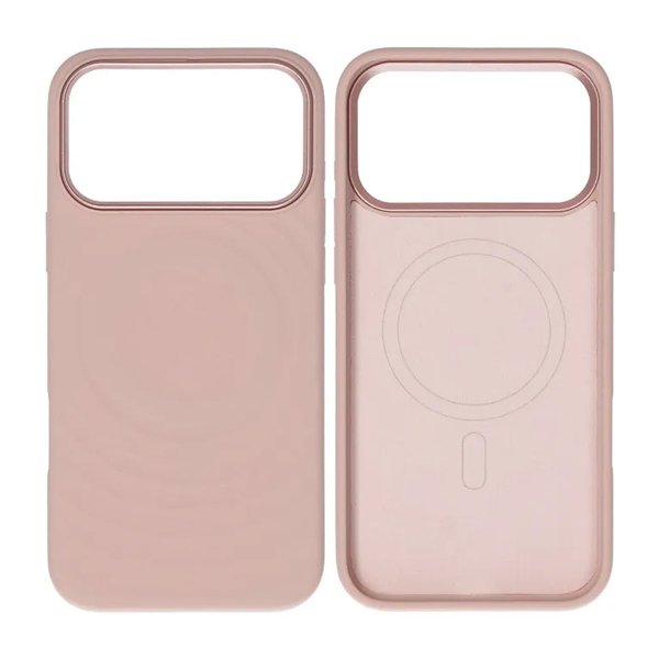iPhone 17 Pro Max Cover Silikone MagSafe Rosa
