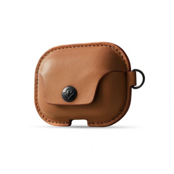 Twelve South AirSnap Pro Etui til AirPods Pro Cognac