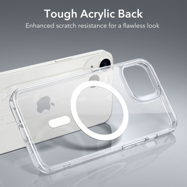 ESR iPhone 13/iPhone 14 Cover Classic Hybrid HaloLock Transparent