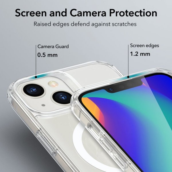ESR iPhone 13/iPhone 14 Cover Classic Hybrid HaloLock Transparent