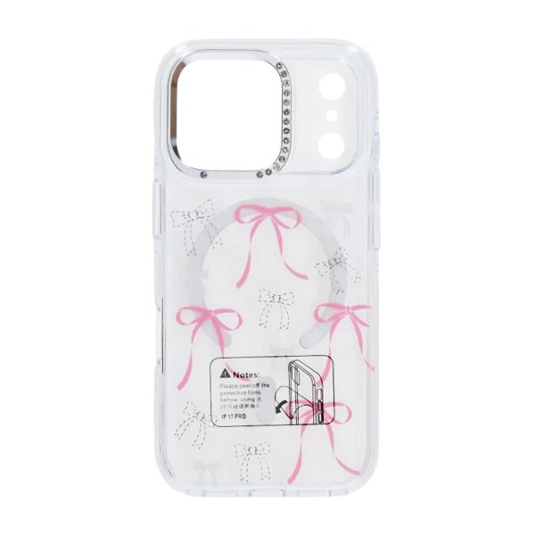 iPhone 17 Pro Max Cover Mønster MagSafe Roset