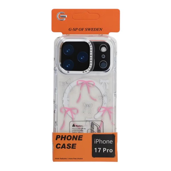 iPhone 17 Pro Cover Mønster MagSafe Roset