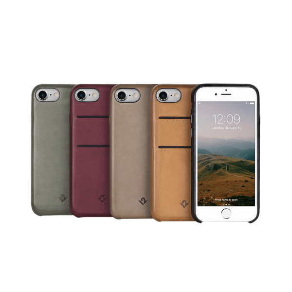 Twelve South iPhone 7 Plus/iPhone 8 Plus Cover Relaxed Leather Marsala