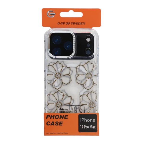 iPhone 17 Pro Max Cover Mønster MagSafe Blomster