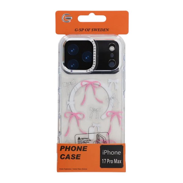iPhone 17 Pro Max Cover Mønster MagSafe Roset