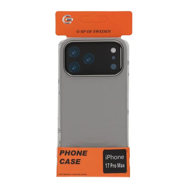 iPhone 17 Pro Max Cover Silikone MagSafe Lysegrå