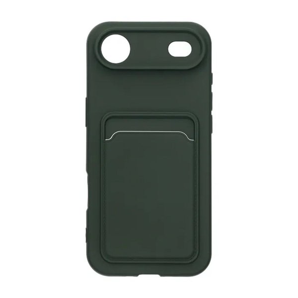 iPhone Air Cover med kortholder Grøn