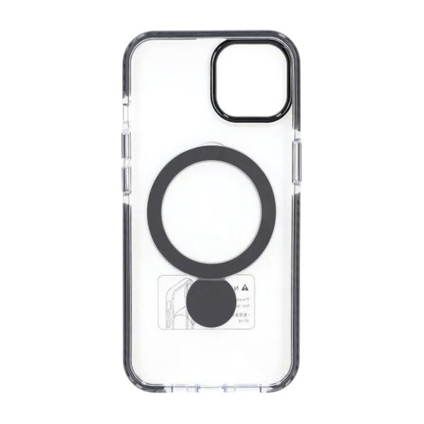 iPhone 15 Cover Ringstativ MagSafe Sort