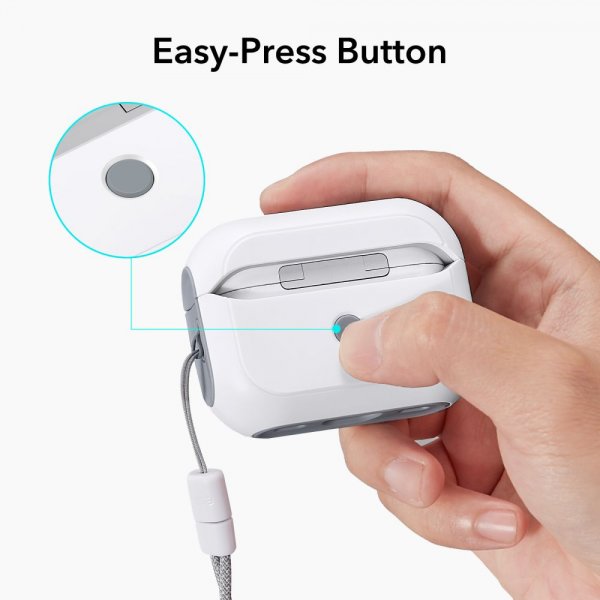 ESR AirPods Pro/AirPods Pro 2 Cover Orbit Hybrid HaloLock Hvid