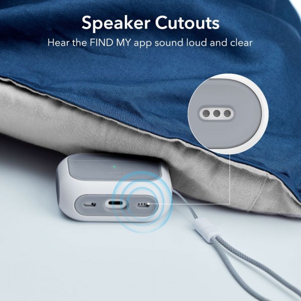 ESR AirPods Pro/AirPods Pro 2 Cover Orbit Hybrid HaloLock Hvid