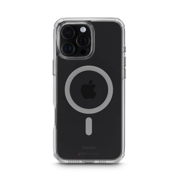 Hama iPhone 16 Pro Max Cover Extreme Protect MagLine Transparent