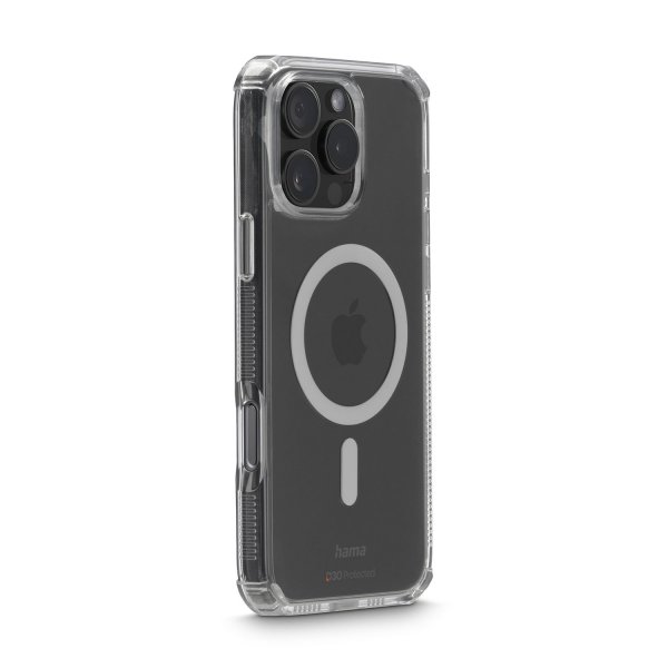 Hama iPhone 16 Pro Max Cover Extreme Protect MagLine Transparent