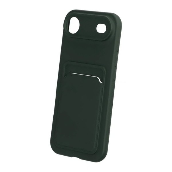 iPhone Air Cover med kortholder Grøn