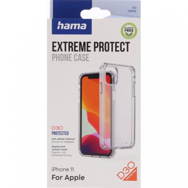 Hama iPhone 11 Cover Extreme Protect Transparent