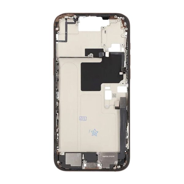 Midterramme med smådele til iPhone 16 Pro Max - Sandfarvet Titanium OEM