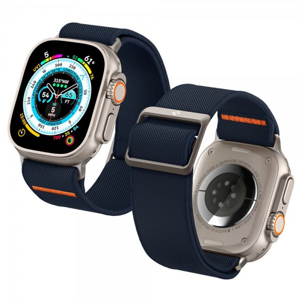 Spigen Apple Watch 44/45/46mm/Ultra 49mm Armbånd Lite Fit Ultra Navy