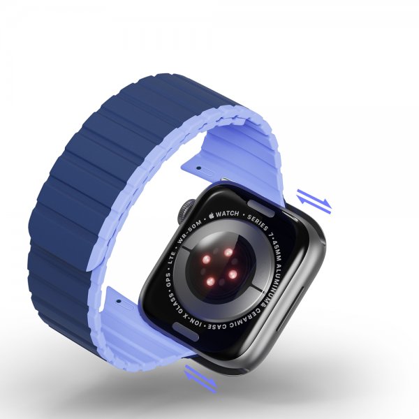 Dux Ducis Apple Watch 38/40/41/42 mm Rem LD-serien Blå Lilla